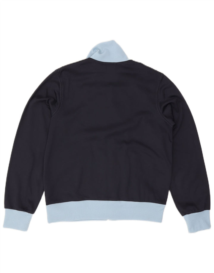 Giacca da tuta da donna Adidas UK 12 Medium Blu Navy Colourblock