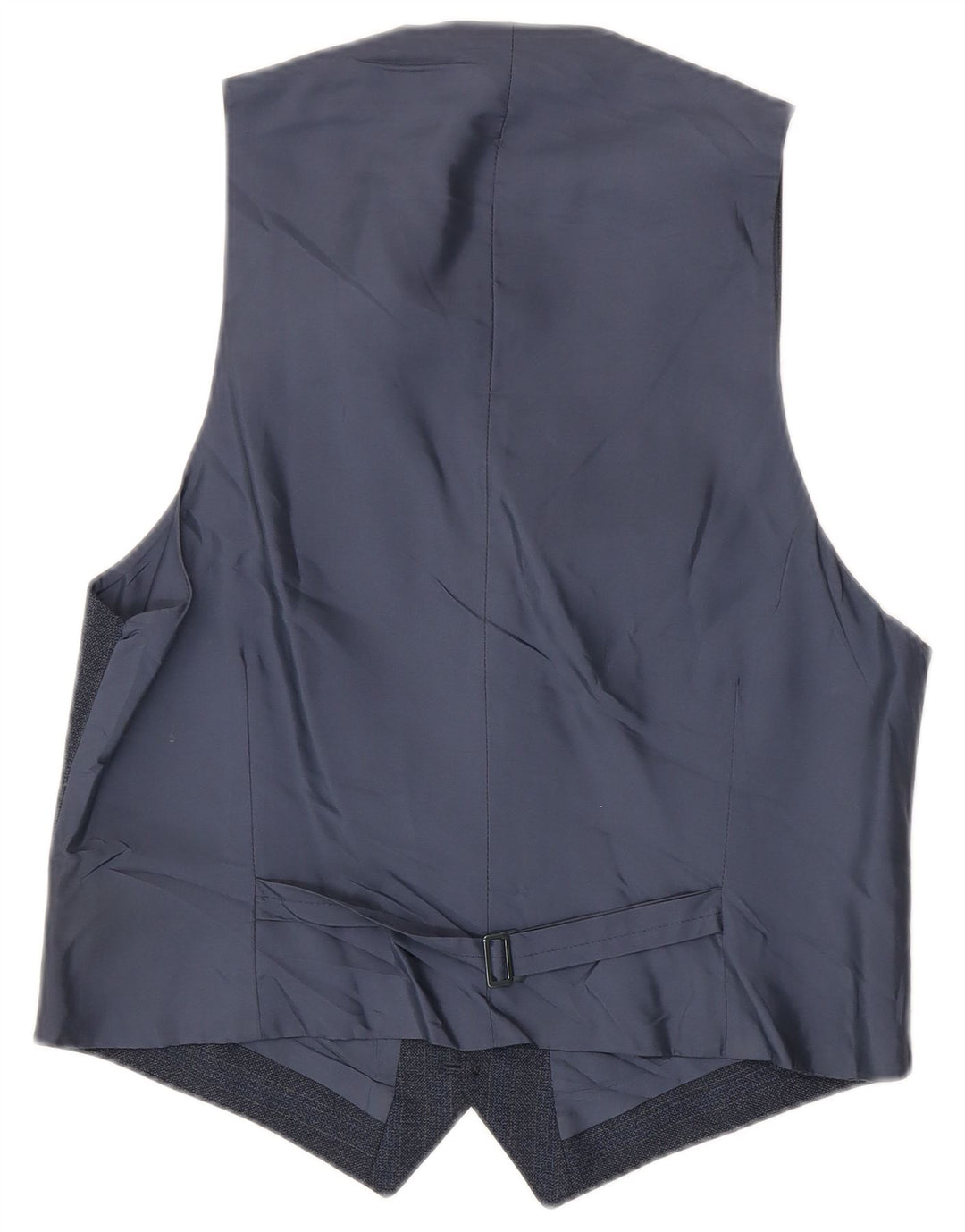 Gilet vintage da uomo piccolo gessato blu navy