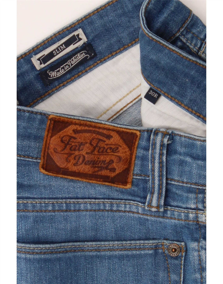 Jeans slim da uomo Fat Face W30 L31 cotone blu
