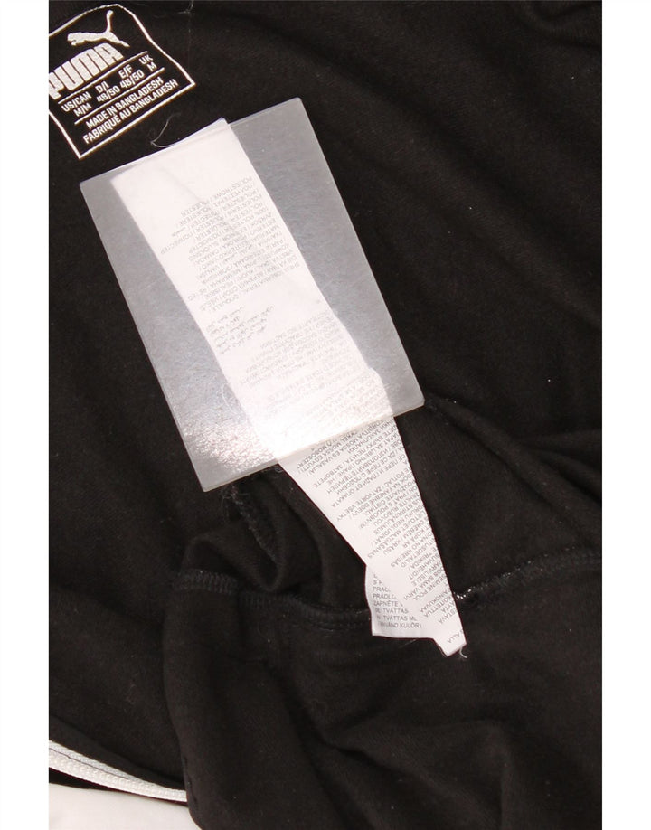 Giacca da ginnastica grafica da uomo Puma, colore nero medio, in poliestere a blocchi di colore