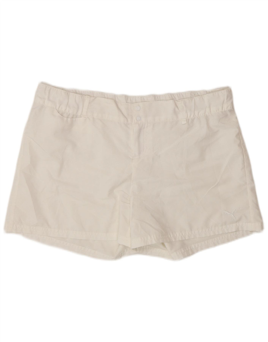 Pantaloncini casual PUMA da donna UK 16 Large W34 bianchi