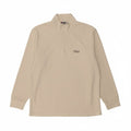 FILA Mens Zip Neck Fleece Jumper 2XL Off White