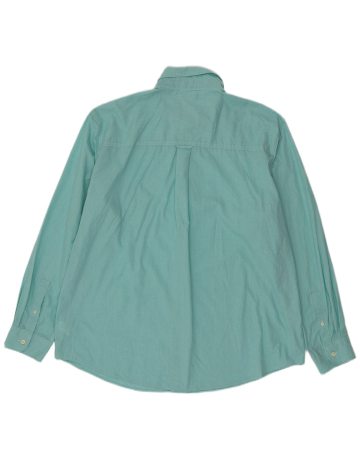 Camicia da uomo Chaps 2XL cotone pied de poule turchese