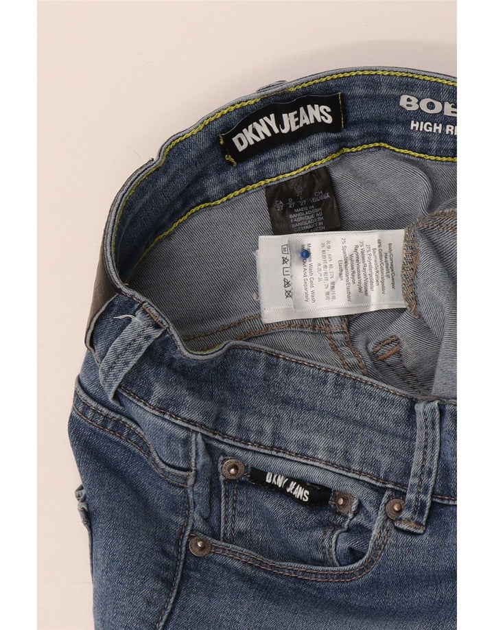 Jeans svasati da donna Dkny W27 L31 cotone blu