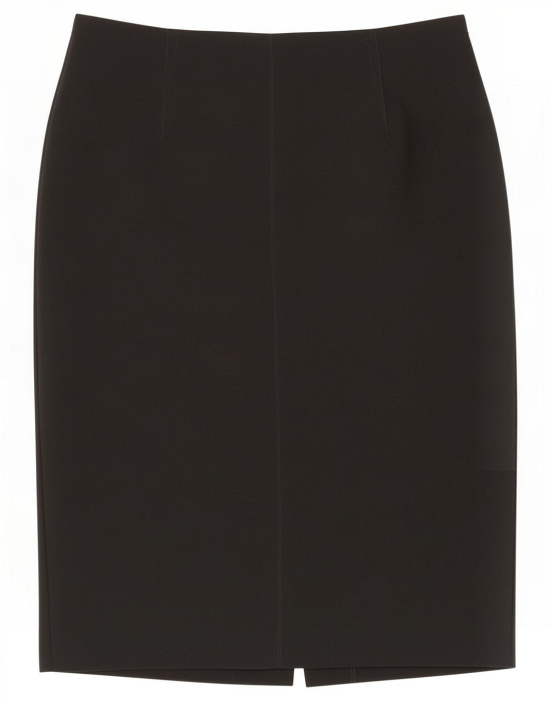 Gonna a tubino da donna Marks & Spencer UK 14 grande W32 poliestere nero