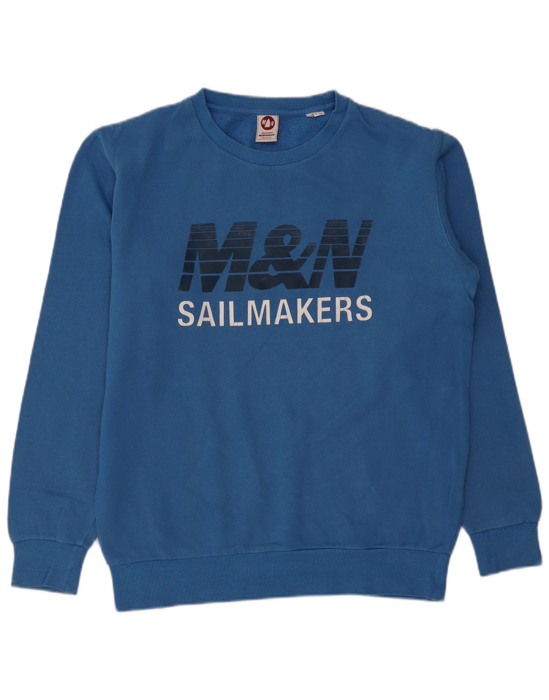 MURPHY & NYE Felpa grafica da uomo Sailmakers Maglione grande blu