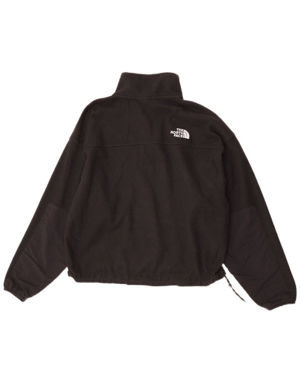Maglione in pile oversize da donna con collo e zip The North Face UK 10 piccolo nero