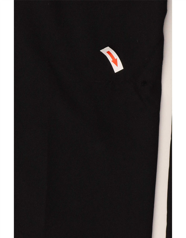 Pantaloni da abito regolari da uomo Marks & Spencer W34 L29 poliestere nero