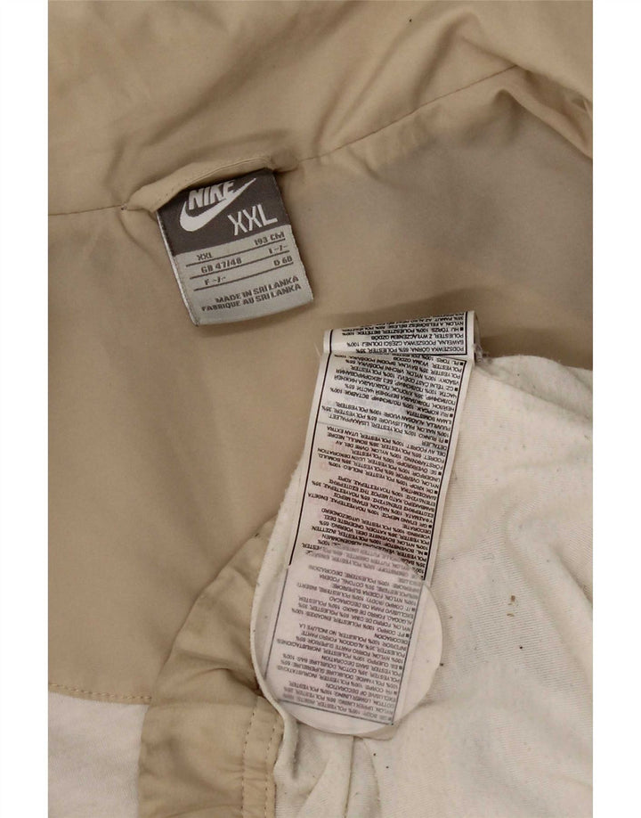 Giacca da tuta da uomo Nike UK 47/48 2XL Poliestere color block beige