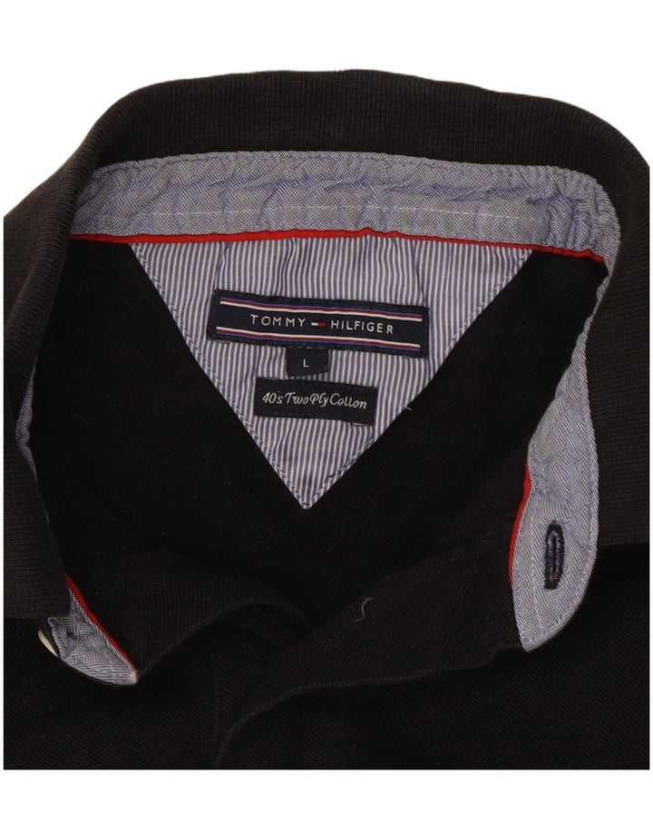 Polo da uomo Tommy Hilfiger grande nera