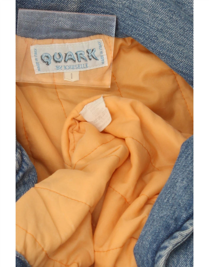 QUARK Womens Oversized Denim Coat UK 18 XL Blue Cotton Vintage Quark and Second-Hand Quark from Messina Hembry 