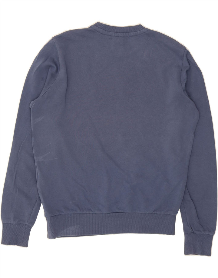 NORTH SAILS Mens Graphic Sweatshirt Jumper Small Navy Blue Cotton Vintage North Sails and Second-Hand North Sails from Messina Hembry 