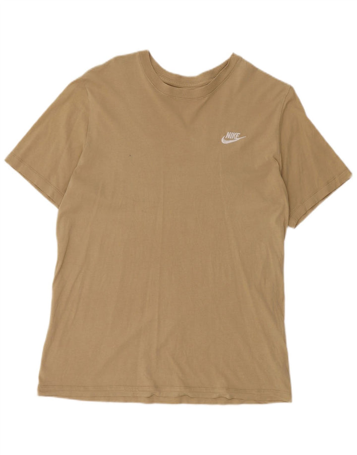 T-shirt da uomo Nike Top in cotone beige medio