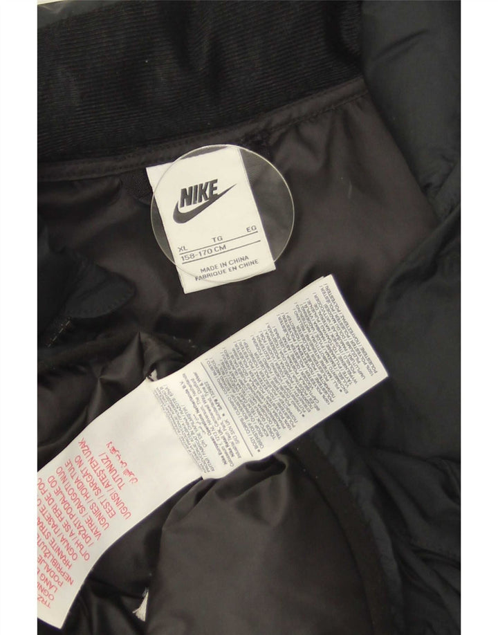 Gilet imbottito Nike da bambino 13-14 anni XL nero poliestere