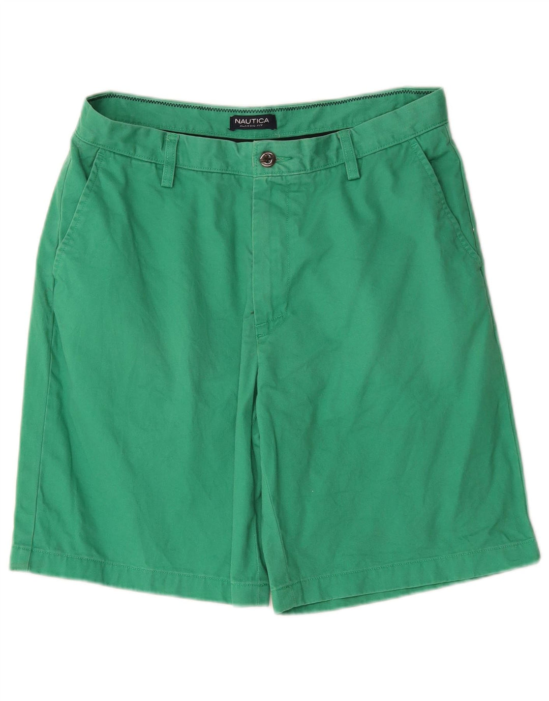 Pantaloncini chino da uomo Nautica W32 cotone verde medio
