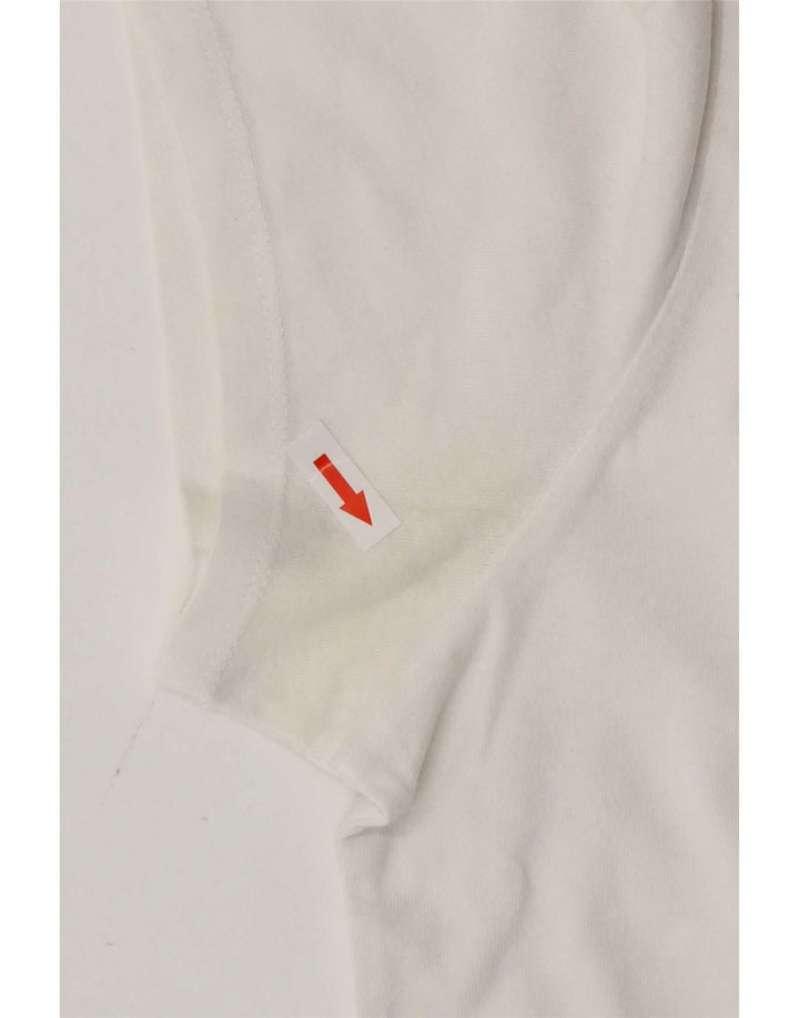 T-shirt grafica da donna Levi's Top UK 16 grande bianca