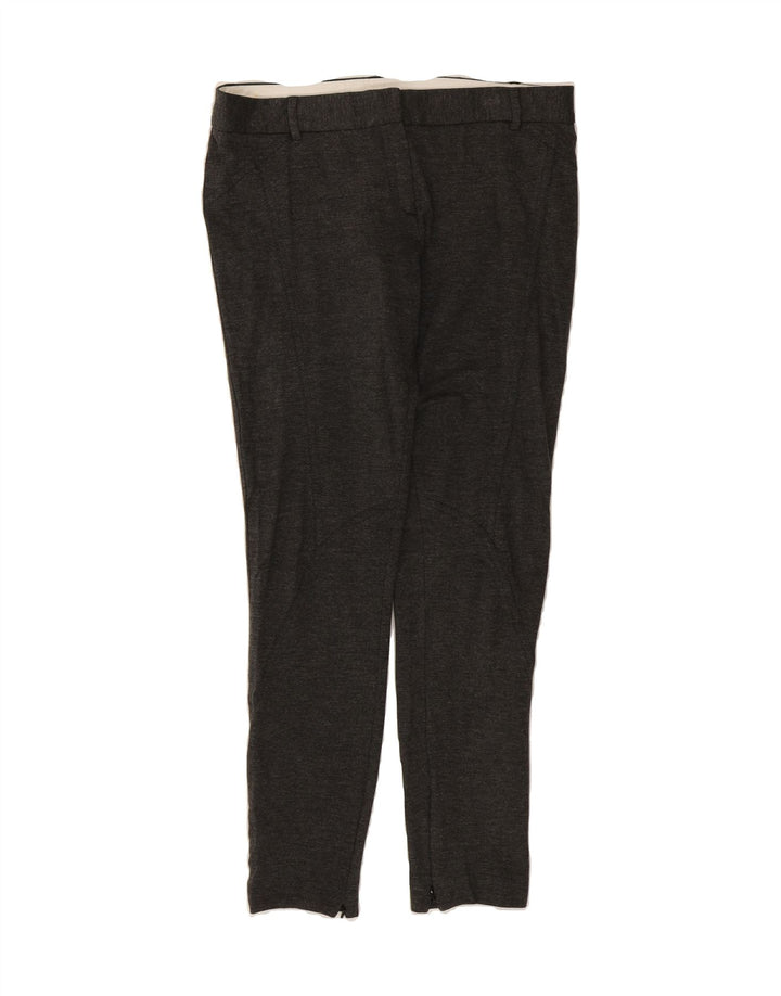 MASSIMO DUTTI Womens Slim Chino Trousers EU 42 Large W32 L30 Grey Viscose Vintage Massimo Dutti and Second-Hand Massimo Dutti from Messina Hembry 