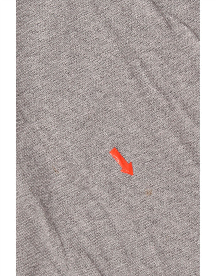 Polo Nike da uomo XL in cotone chiazzato grigio