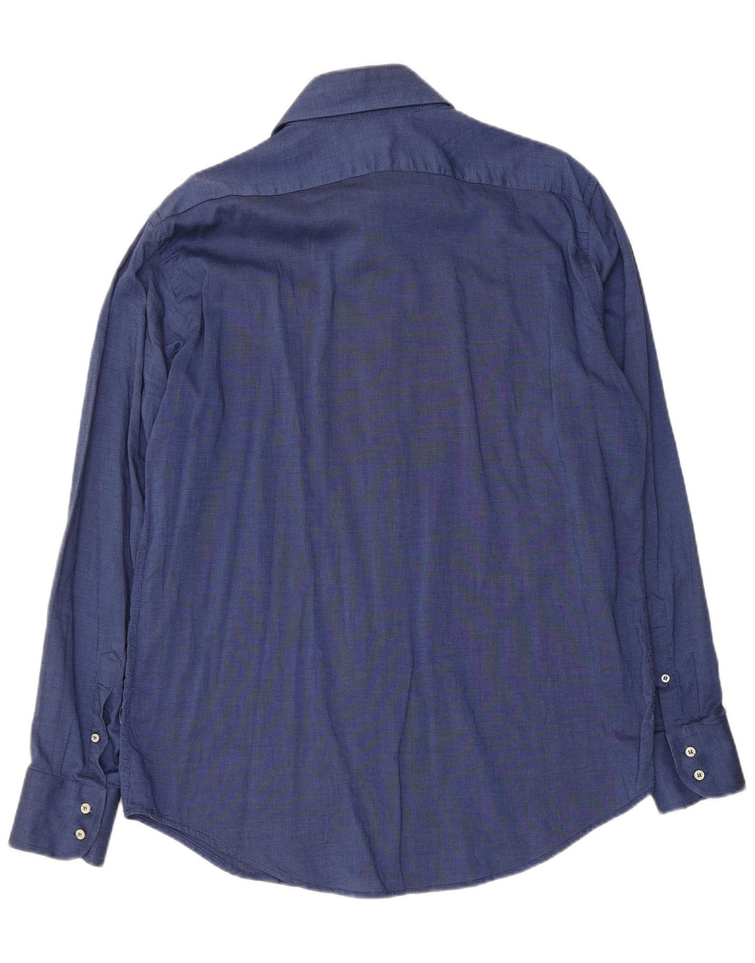 Camicia Benetton Uomo XL Cotone Blu Navy