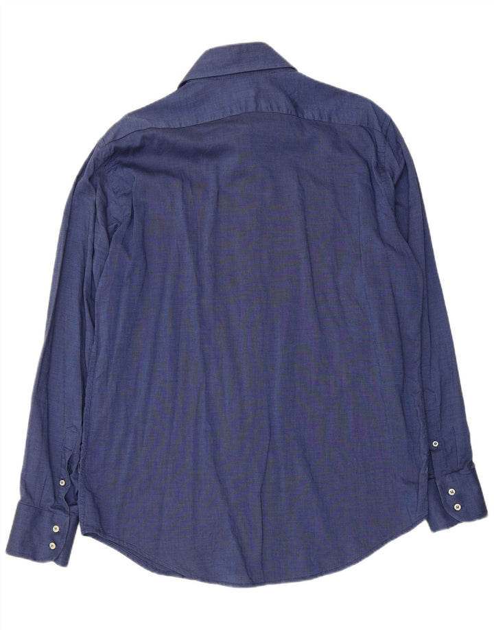 Camicia Benetton Uomo XL Cotone Blu Navy