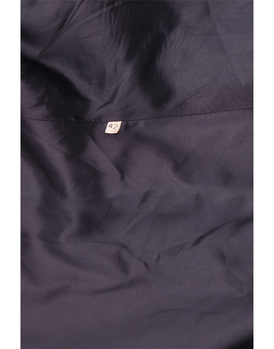 Giacca blazer doppiopetto vintage da donna IT 42 blu navy medio