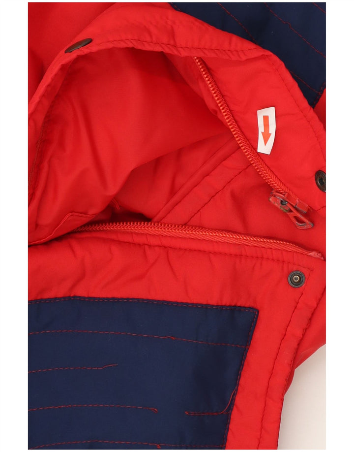 Giacca imbottita da uomo Sportitalia UK 38 Medium Red Colourblock