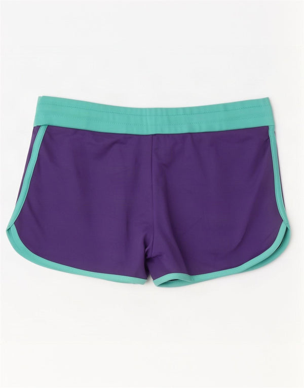 Pantaloncini sportivi grafici da donna Lotto UK 18 XL Poliestere color block viola