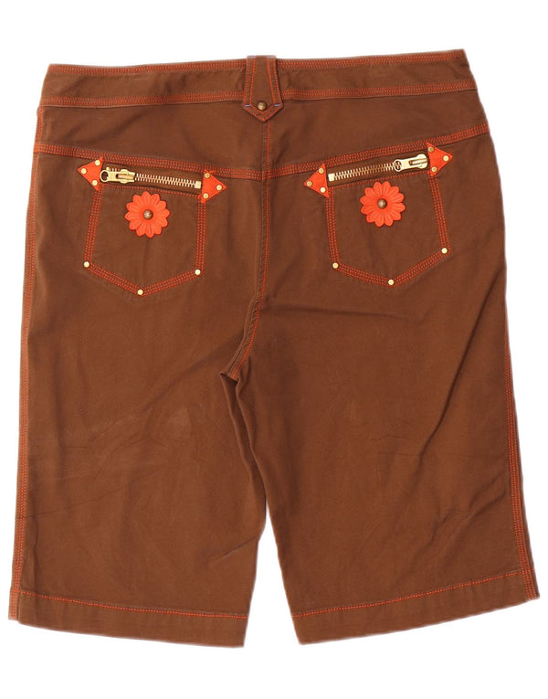 Pantaloncini casual da donna Fay IT 46 Large W32 Marrone Cotone