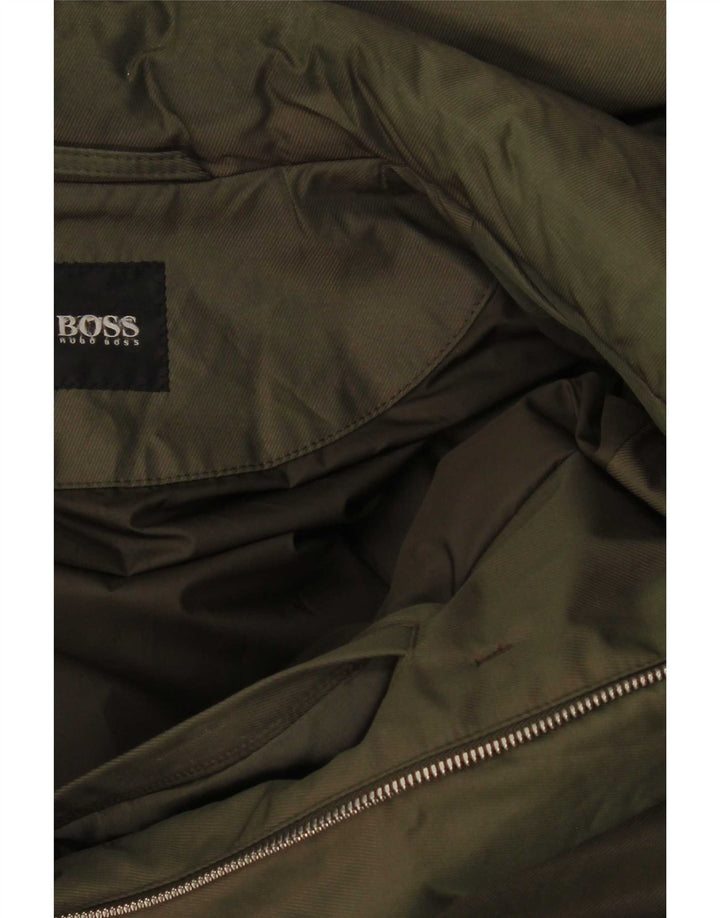 Cappotto da uomo Hugo Boss UK 40 grande verde