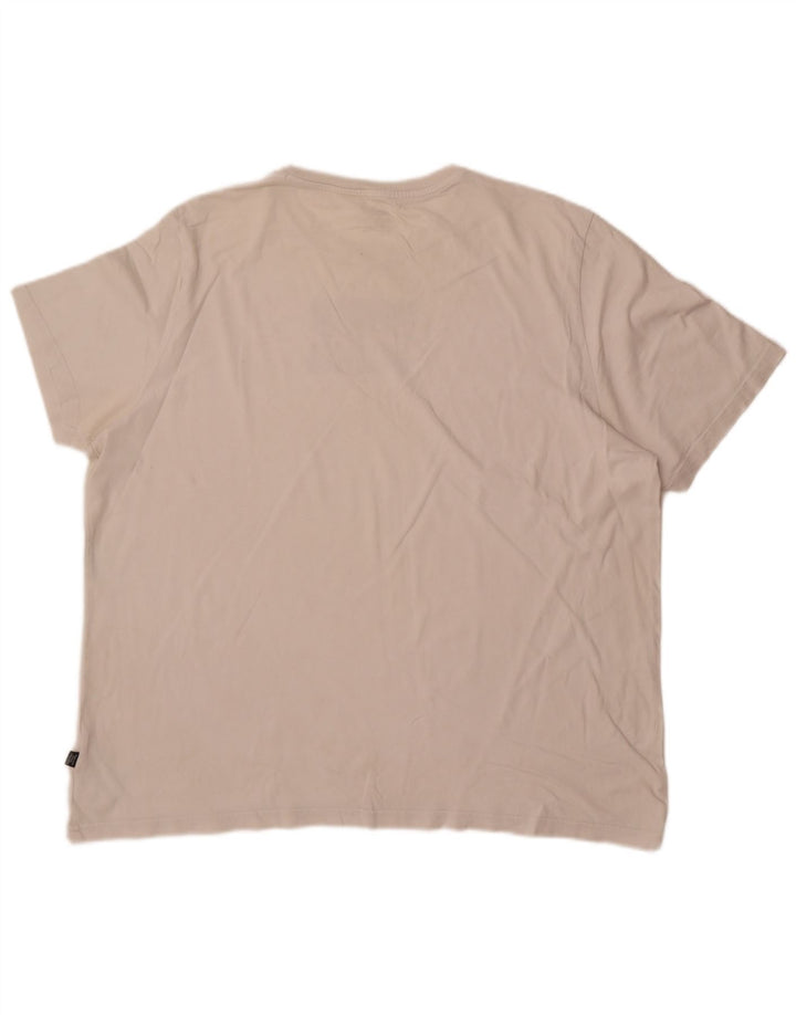 T-shirt grafica da uomo Puma Top XL in cotone bianco