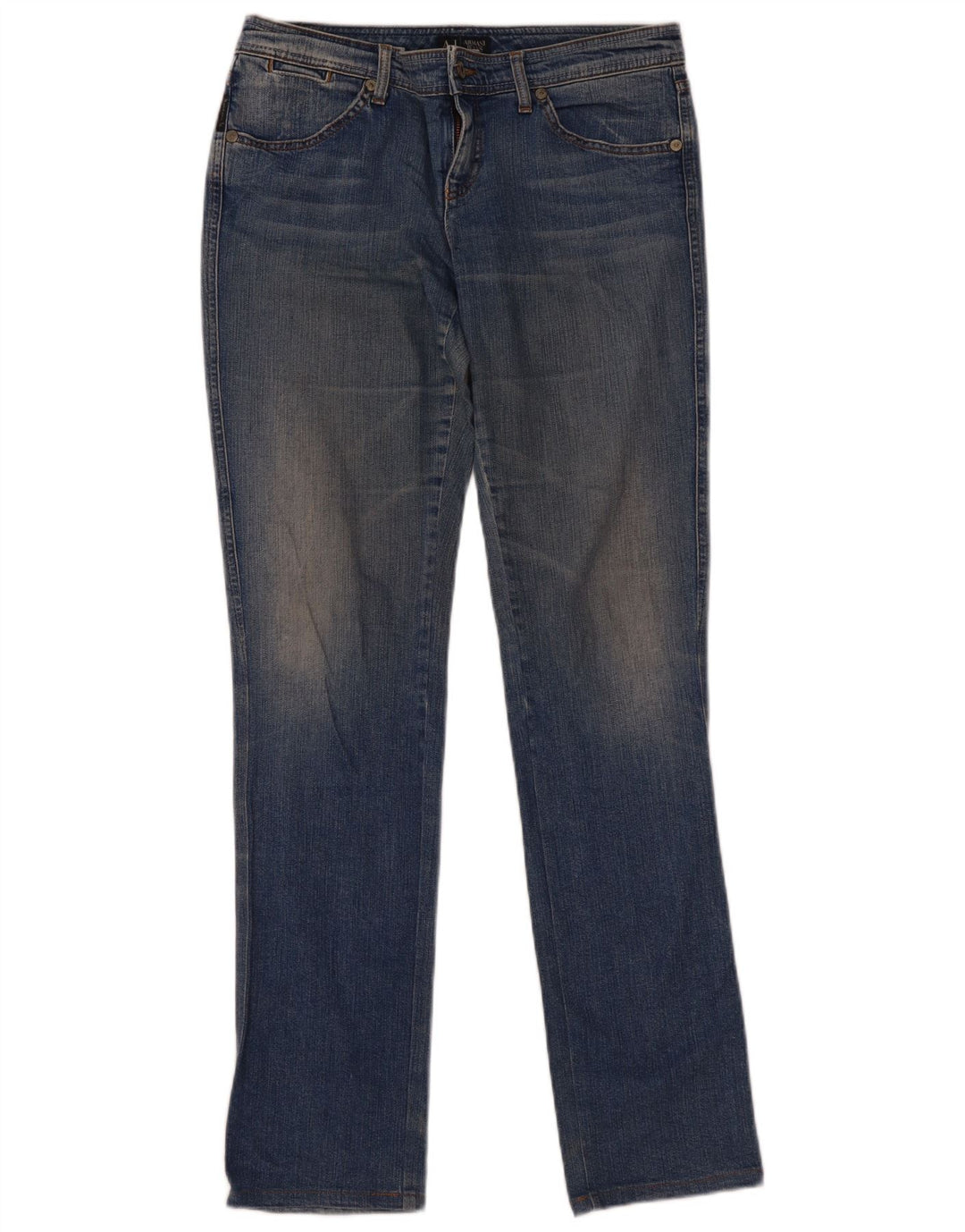 Jeans slim da donna Armani W30 L33 cotone blu