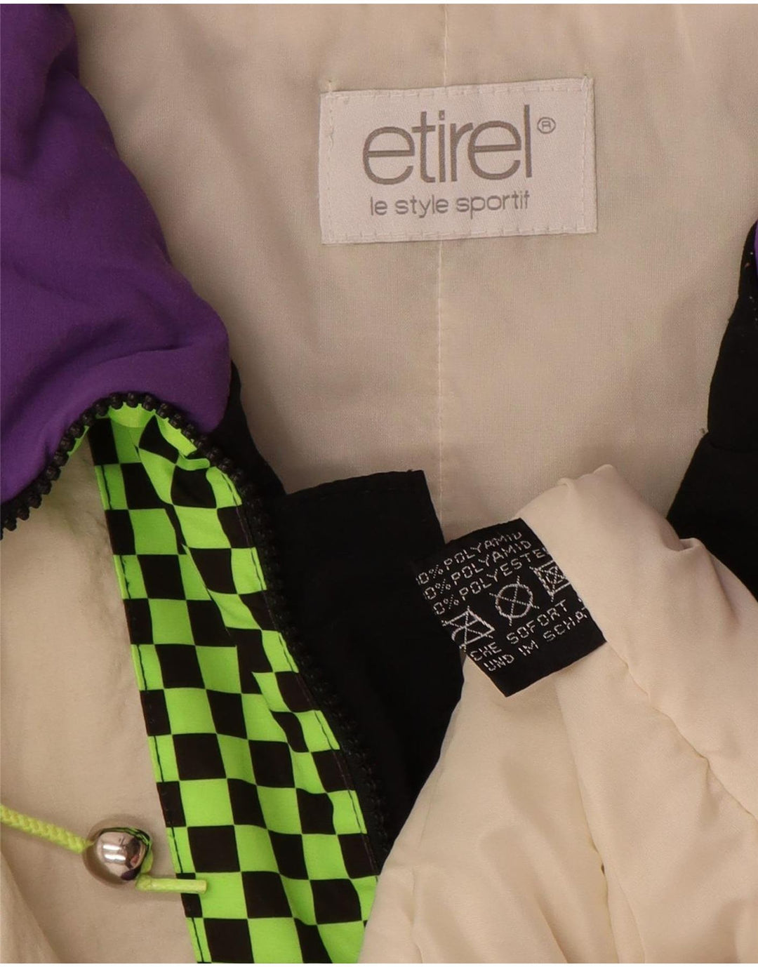 Giacca da sci pullover da uomo Etirel UK 40 Large multicolore Colourblock