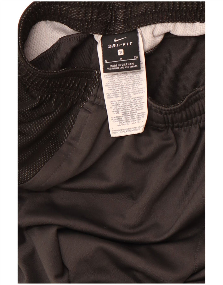 Pantaloni da tuta da uomo NIKE Dri Fit piccoli in poliestere nero