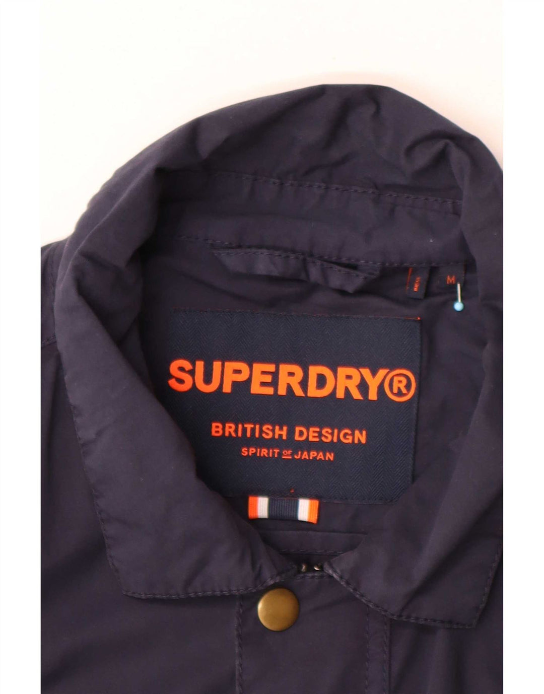 Giacca utility da uomo Superdry UK 38 cotone blu navy medio