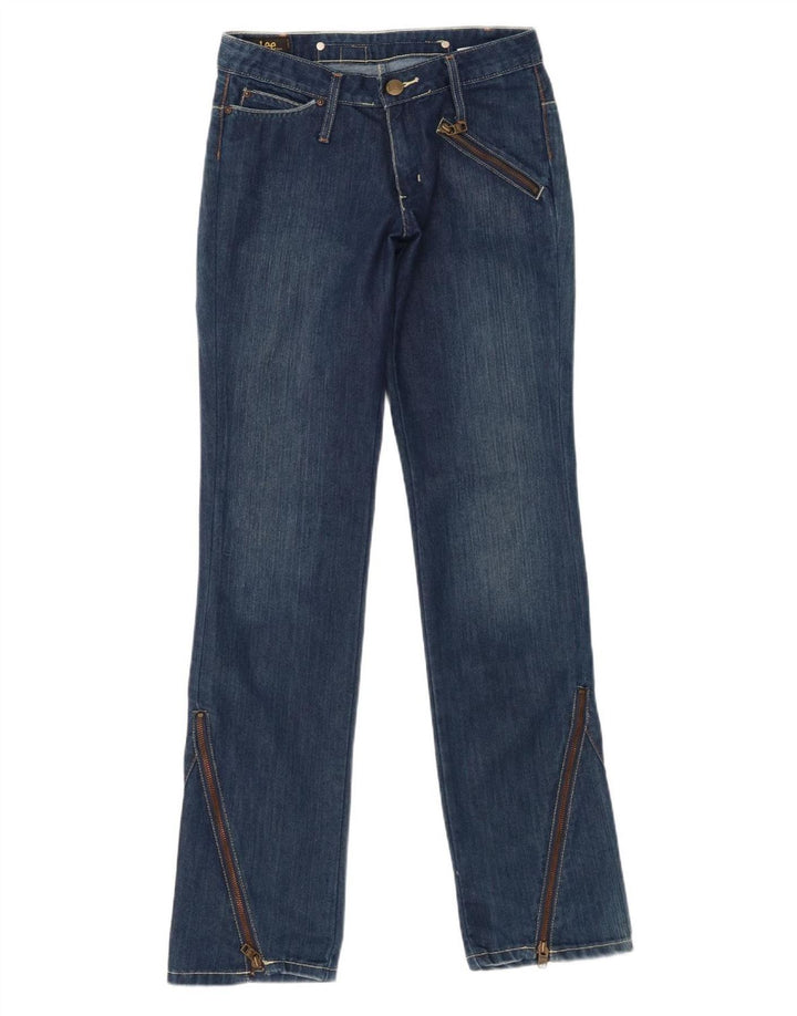 Jeans Bootcut da donna Lee W28 L33 cotone blu