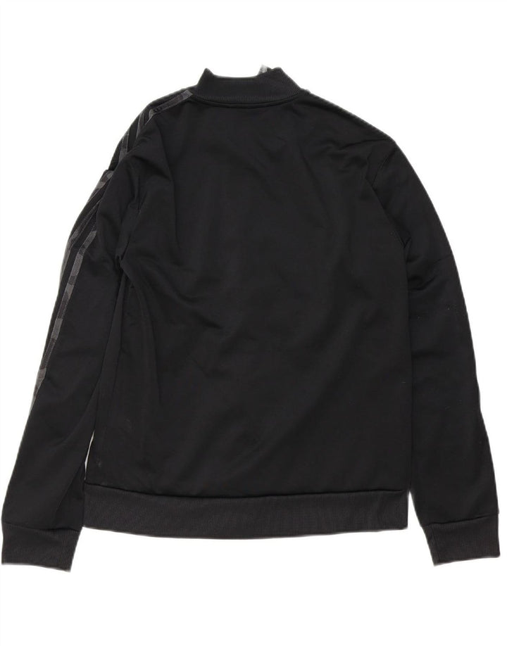 ADIDAS Womens Tracksuit Top Jacket UK 6 XS Black Polyester