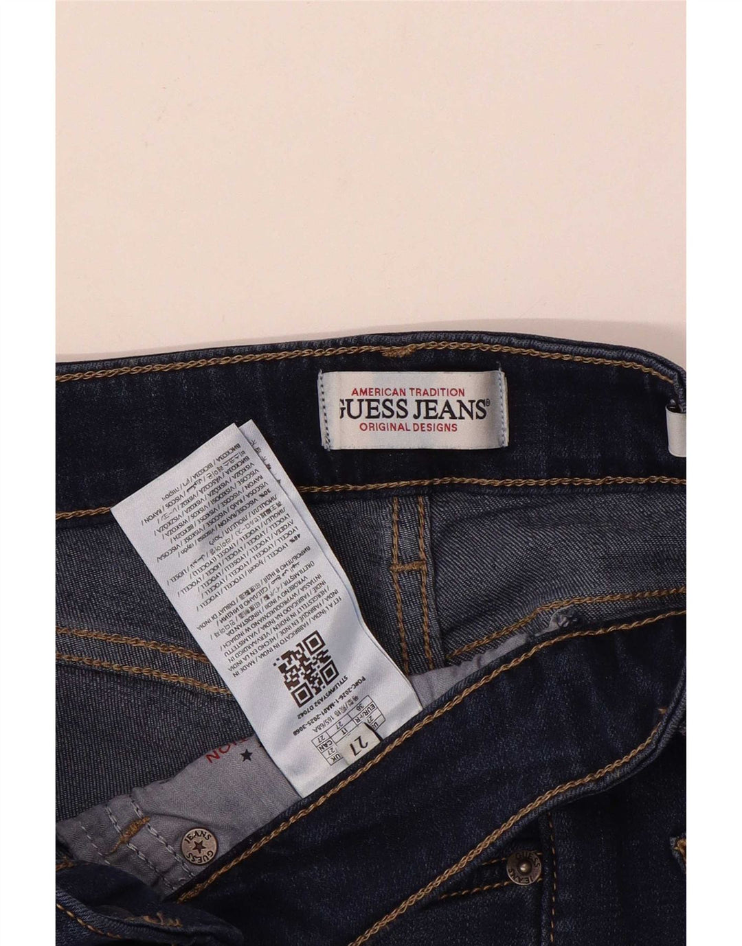 Guess Jeans slim da donna W27 L27 Lyocell blu