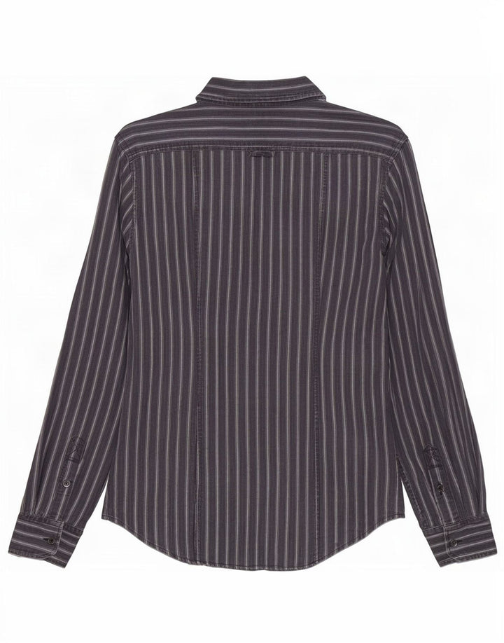 Camicia da uomo Regular Fit Dolce & Gabbana IT 48 Medio a righe blu navy
