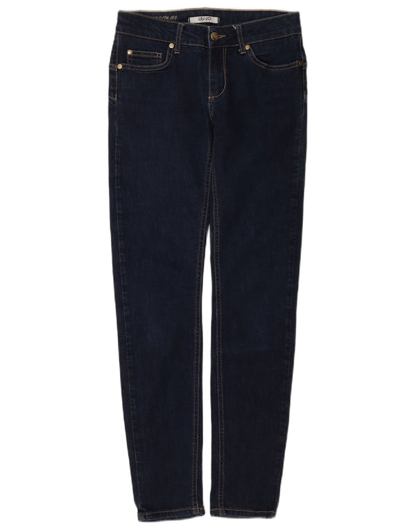 Jeans skinny slim fit da donna Liu Jo IT 36 XS W26 L30 Blu cotone