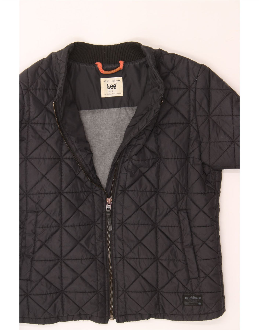 LEE Womens Quilted Jacket UK 10 Small Black Polyester Vintage Lee and Second-Hand Lee from Messina Hembry 