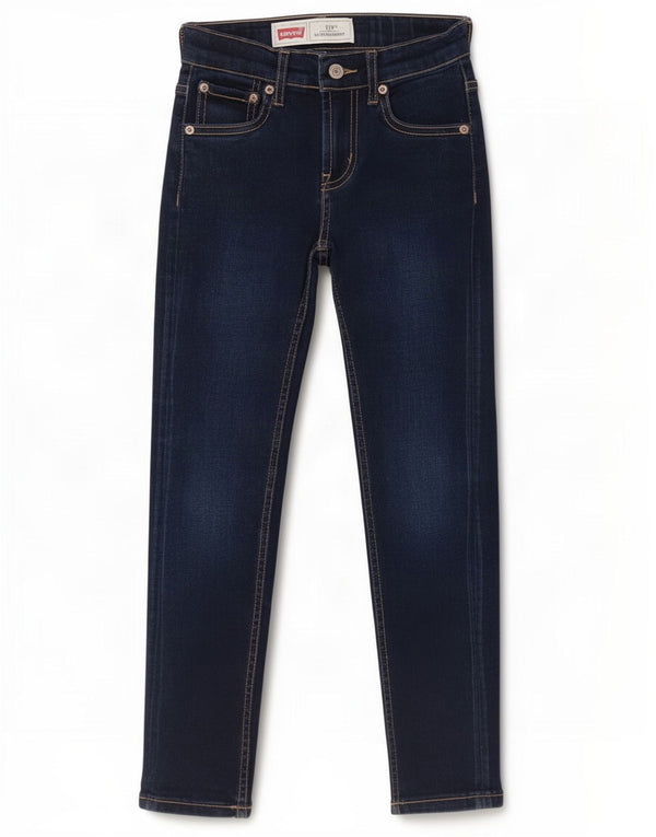 Levi's Boys 519 Extreme Skinny Jeans 7-8 anni W24 L22 Cotone blu navy