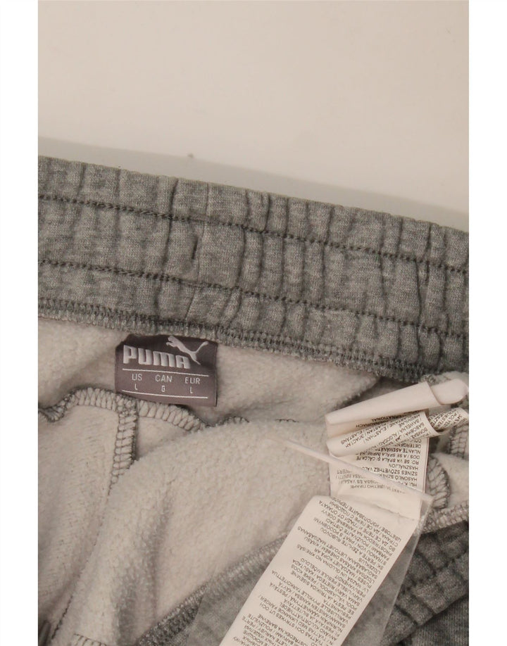 Pantaloni da tuta da uomo PUMA Joggers grandi in cotone chiazzato grigio