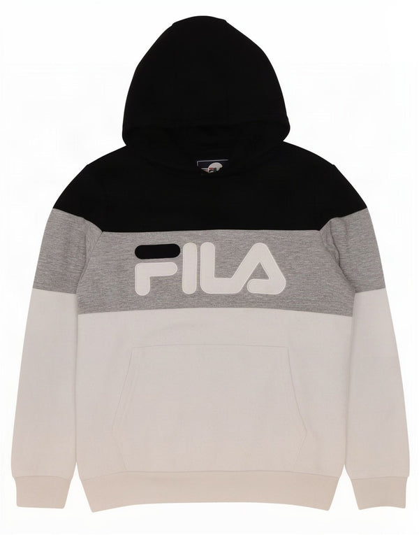 Felpa con cappuccio grafica da bambino Fila 13-14 anni multicolore Colourblock