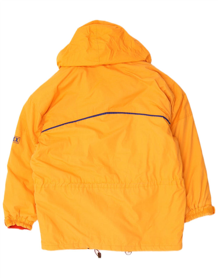 Giacca da sci oversize con cappuccio da donna Etirel Beverly Hills UK 16 grande gialla