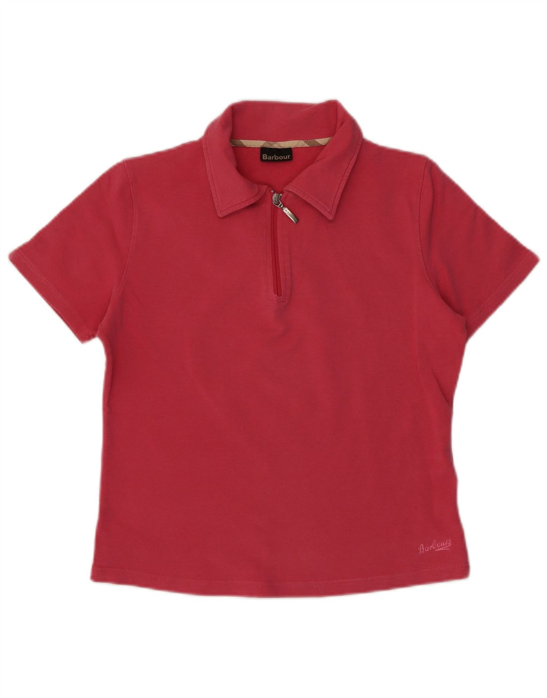 Polo da donna BARBOUR UK 12 rosa medio