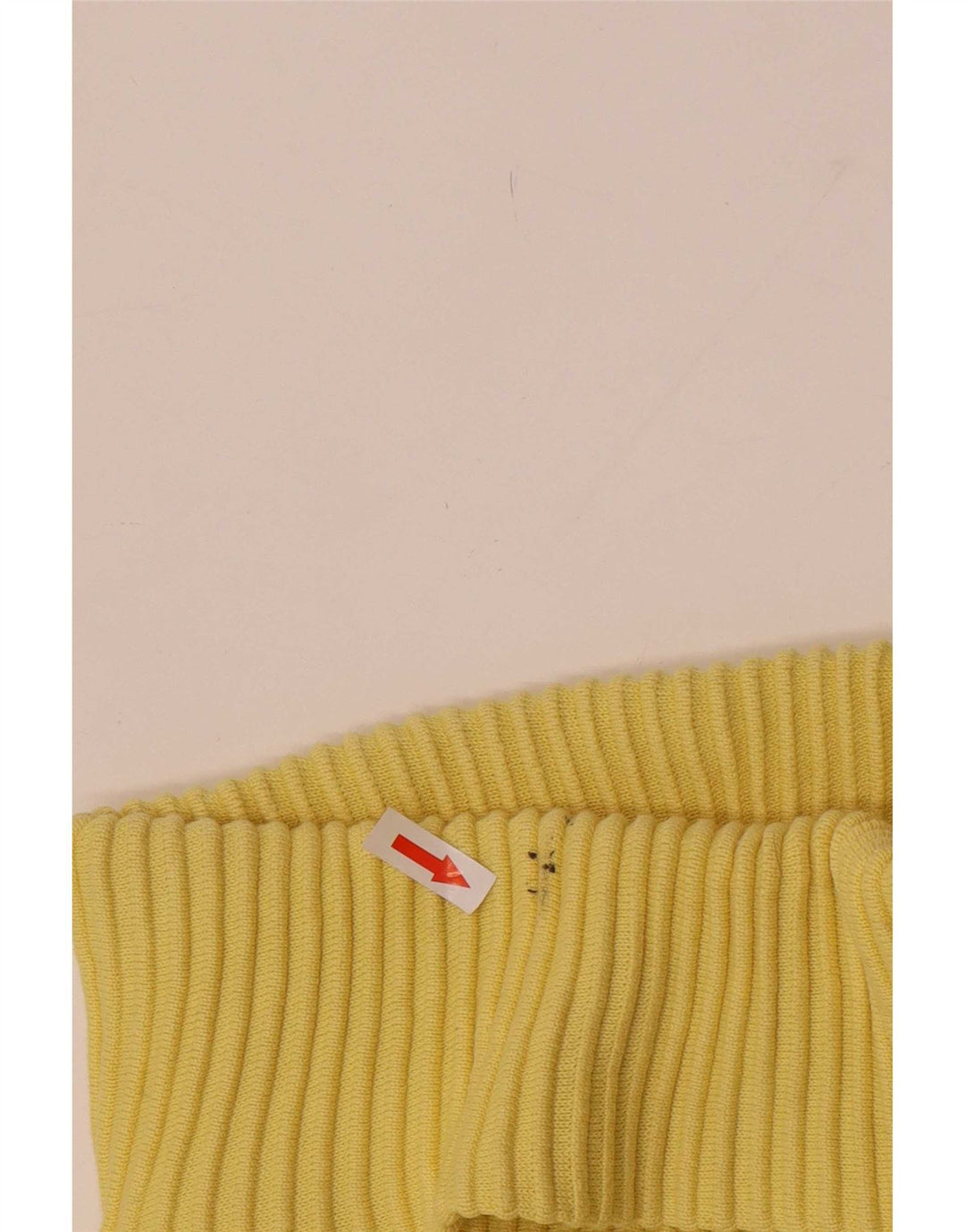 Maglione maglione a collo alto da donna Marks & Spencer UK 14 grande giallo