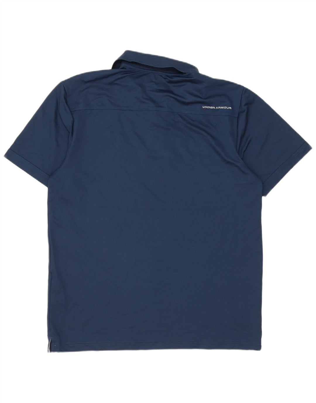 Polo Under Armour da uomo Heat Gear, grande, in poliestere blu navy
