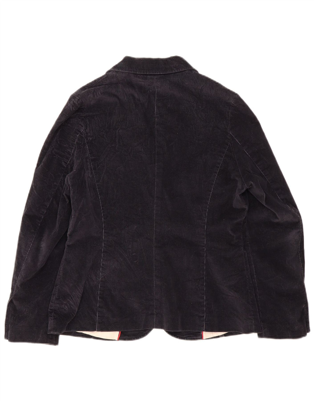 CONTE OF FLORENCE Womens 2 Button Blazer Jacket IT 46 Large Navy Blue