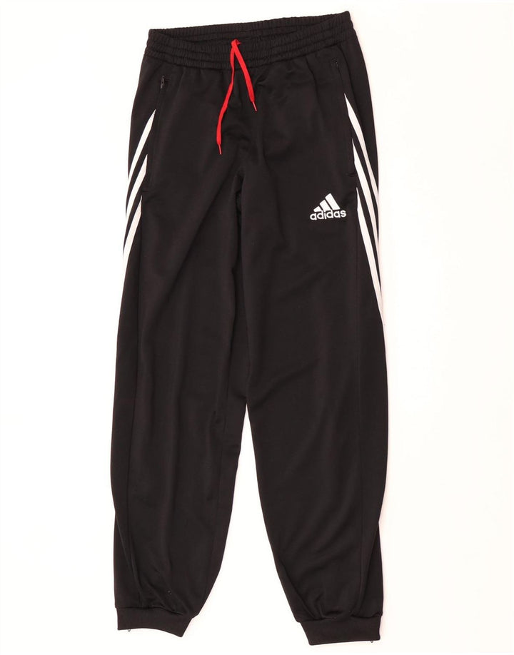 Pantaloni da tuta da uomo Adidas Joggers piccoli in poliestere nero
