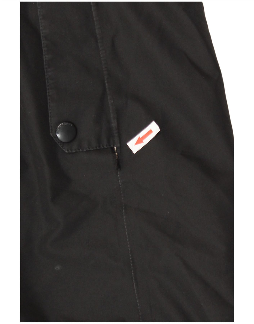 Giacca parka con cappuccio da donna Helly Hansen UK 14 grande nylon nero